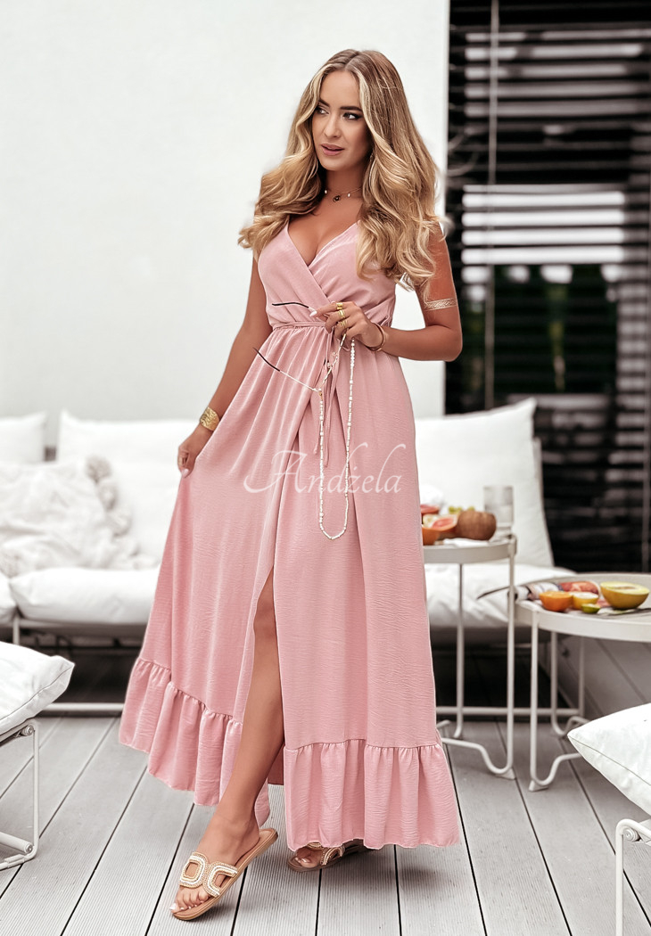 Rochie maxi cu bretele The Bright Effect