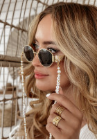 Łańcuszek do okularów z perełkami Pearly Amour aurii