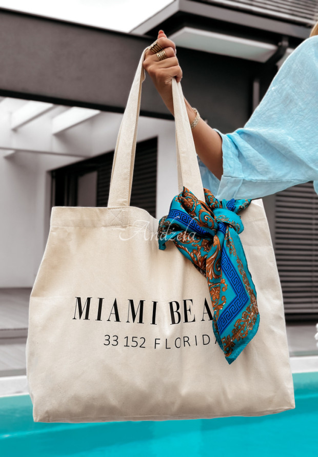 Geantă împletită Miami Beach Florida
