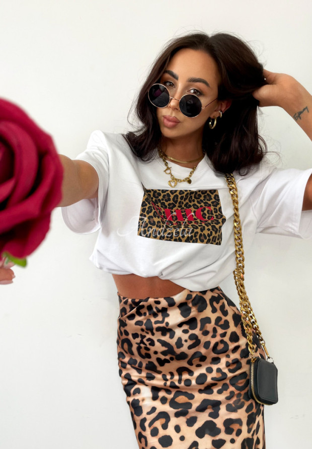 Tricou La Milla Chicky cu imprimeu leopard