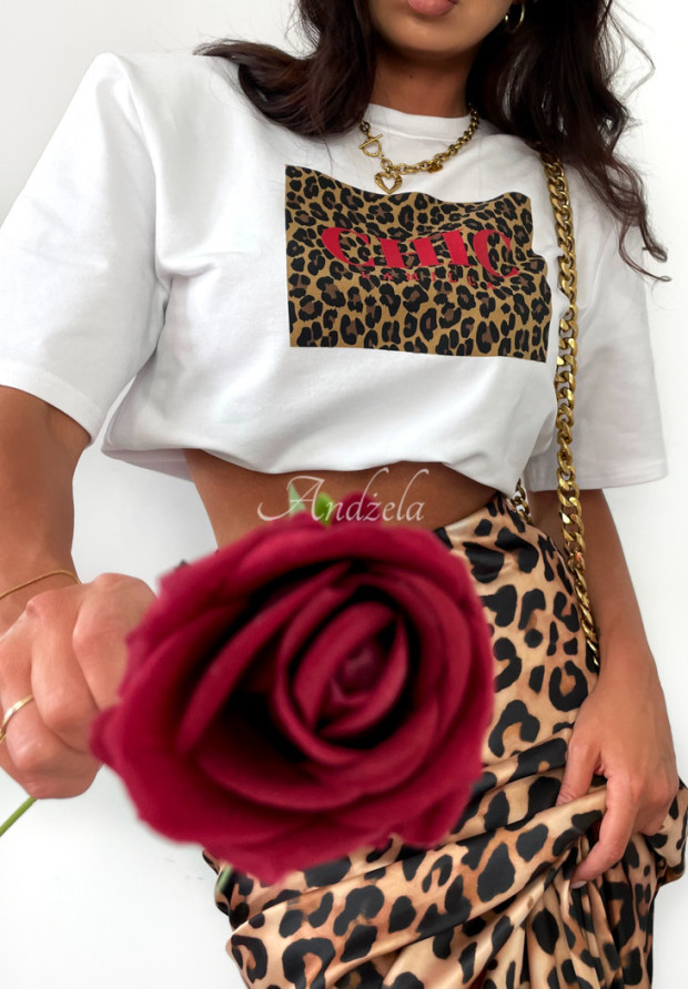 Tricou La Milla Chicky cu imprimeu leopard