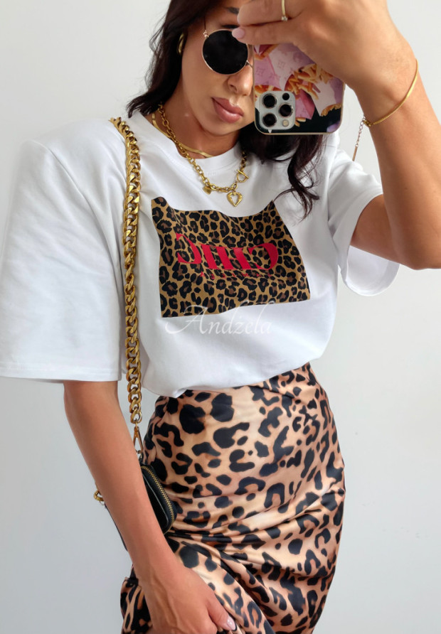 Tricou La Milla Chicky cu imprimeu leopard