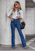 Pantaloni din denim Your Reminder ciemnoniebieskie