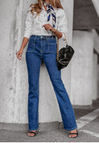 Pantaloni din denim Your Reminder ciemnoniebieskie