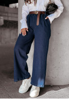 din denim Pantaloni wide leg Nice Meeting bluemarin