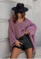 Pulover oversize Cocomore Dreamy Escape Roz murdar