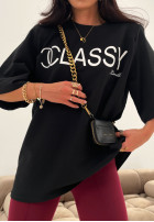 Tricou z nadrukiem La Milla Classy negru