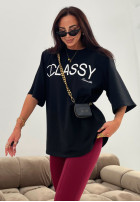 Tricou z nadrukiem La Milla Classy negru