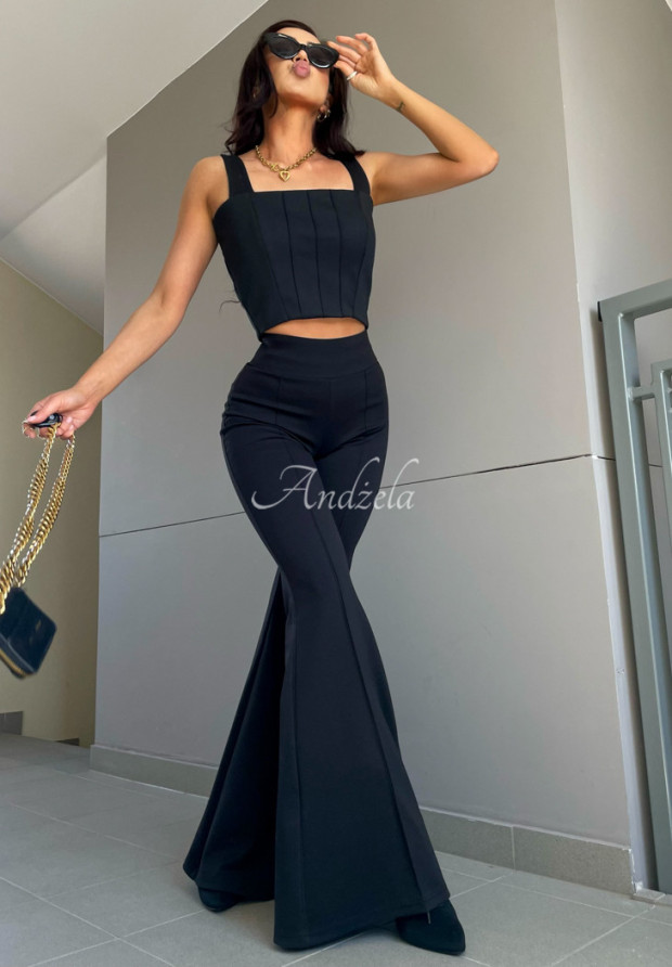 Pantaloni din material La Milla Perfection model evazat