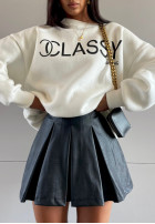 Hanorac oversize La Milla Classy ecru