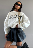 Hanorac oversize La Milla Classy ecru