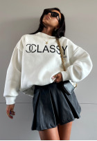 Hanorac oversize La Milla Classy ecru