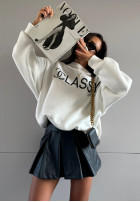 Hanorac oversize La Milla Classy ecru