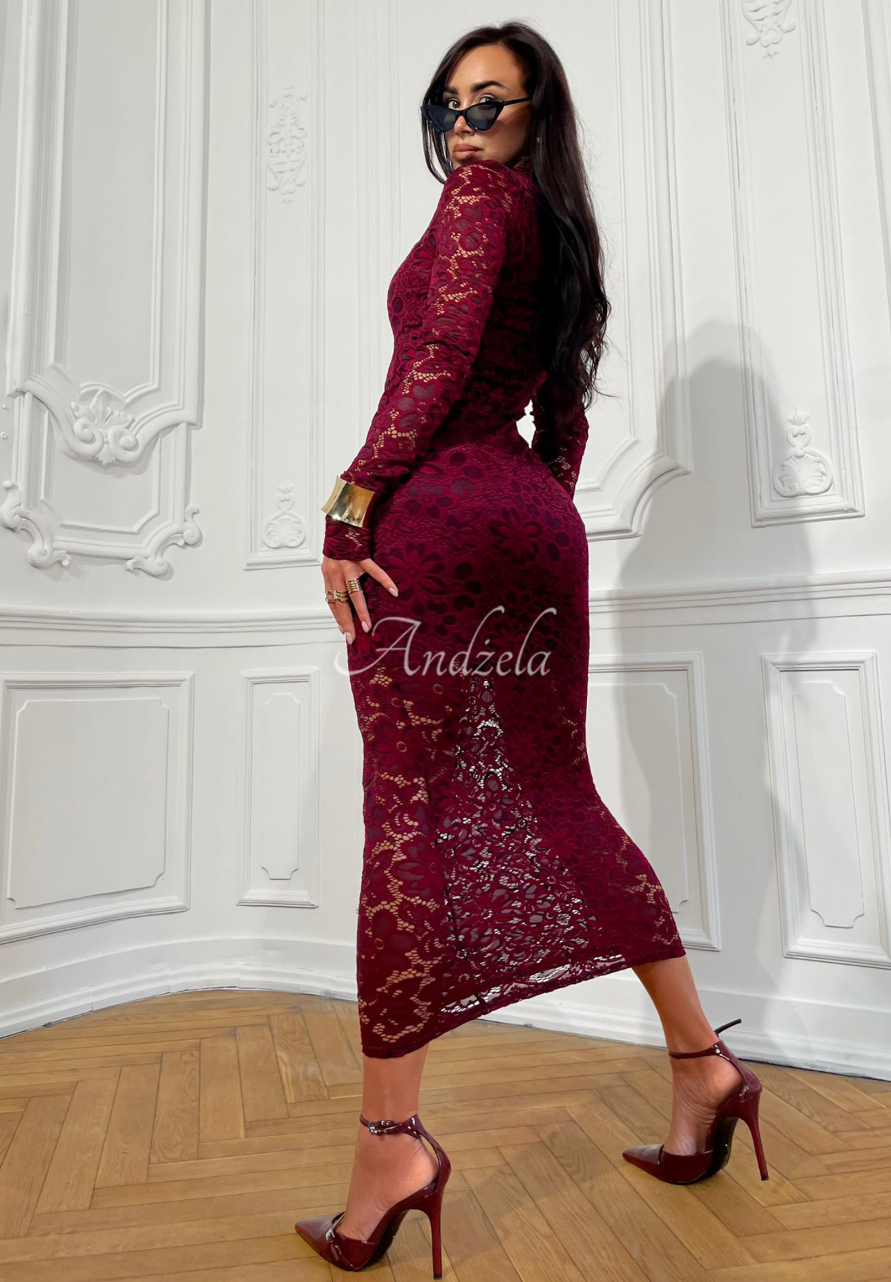 Rochie maxi din dantelă La Milla By My Choice