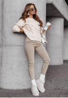 Pantaloni  Jeans Kasarra Beige