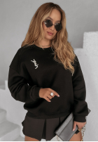 Hanorac oversize Be Better negru