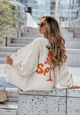 Cardigan oversize Aperol Spritz