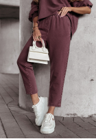 Pantaloni dresowe Everyday Style burgundowe