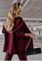 Sacou oversize First Class burgundowa