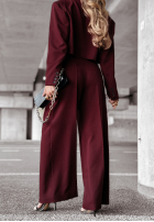 Pantaloni eleganți wide leg First Class