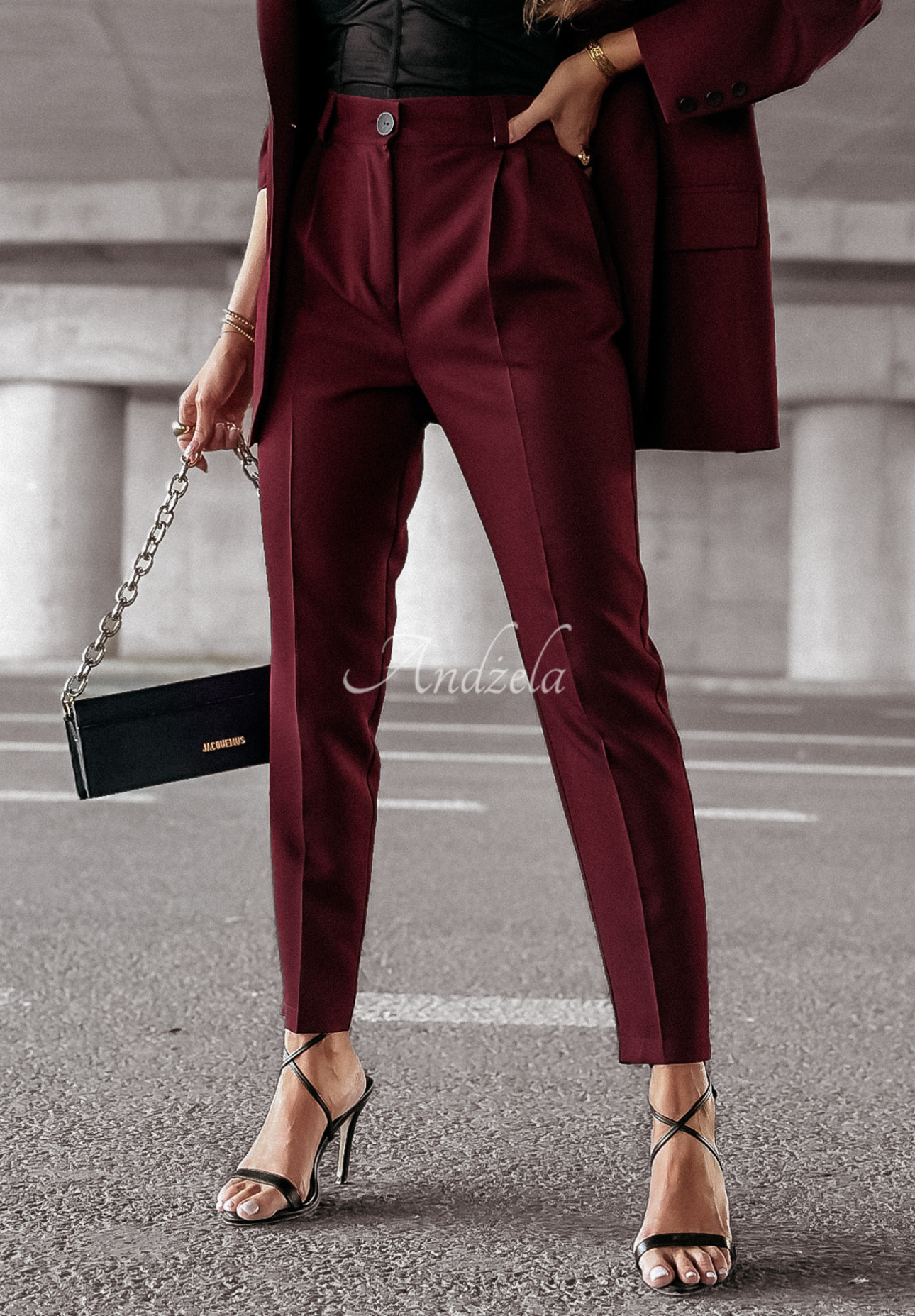 Pantaloni eleganți țigaretă First Class