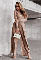 Cu modele Pantaloni Elegant Excellence camel