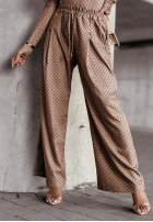 Cu modele Pantaloni Elegant Excellence camel