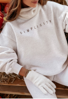 Compleu de trening Simplicity bej melanj