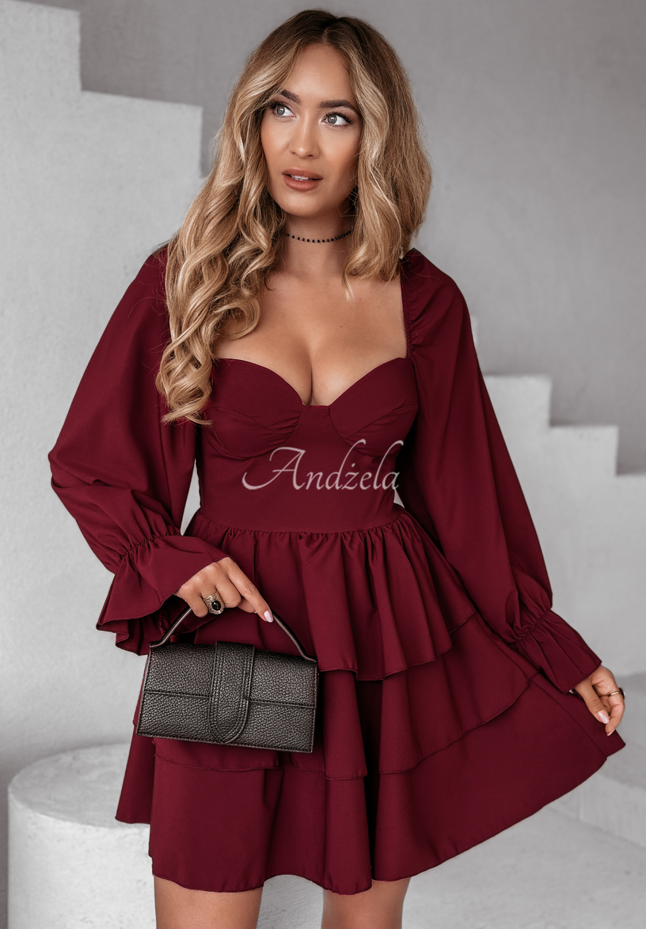 Rochie mini Her Secret cu volănașe