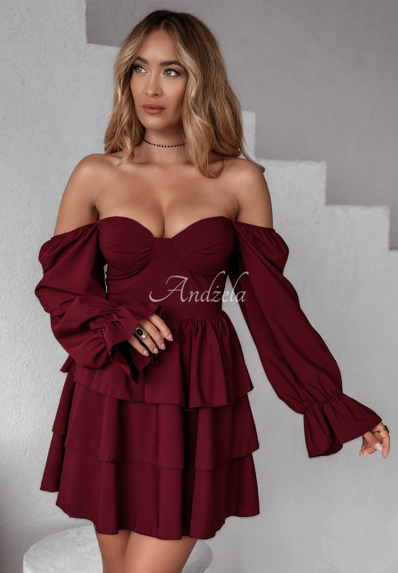 Rochie mini Her Secret cu volănașe