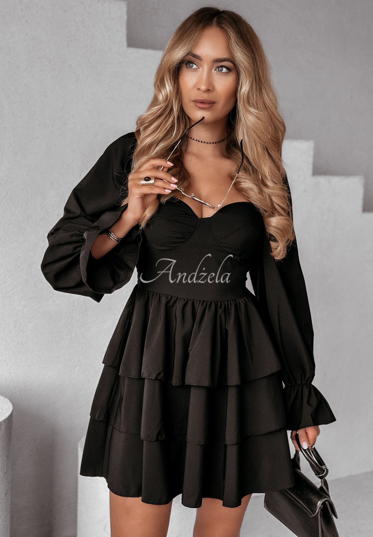 Rochie mini Her Secret cu volănașe