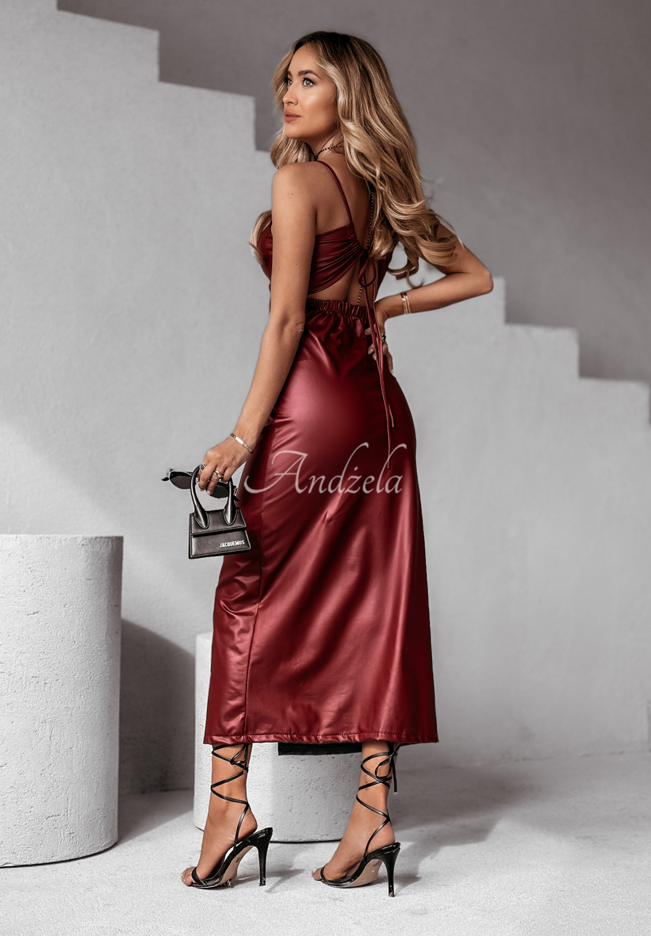 Rochie maxi din piele Timing Of Your Life