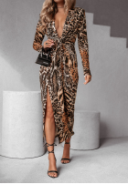 Rochie maxi Be The Party w zwierzęty print