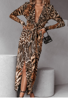 Rochie maxi Be The Party w zwierzęty print