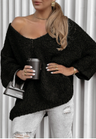 Pulover oversize Cloudlike negru