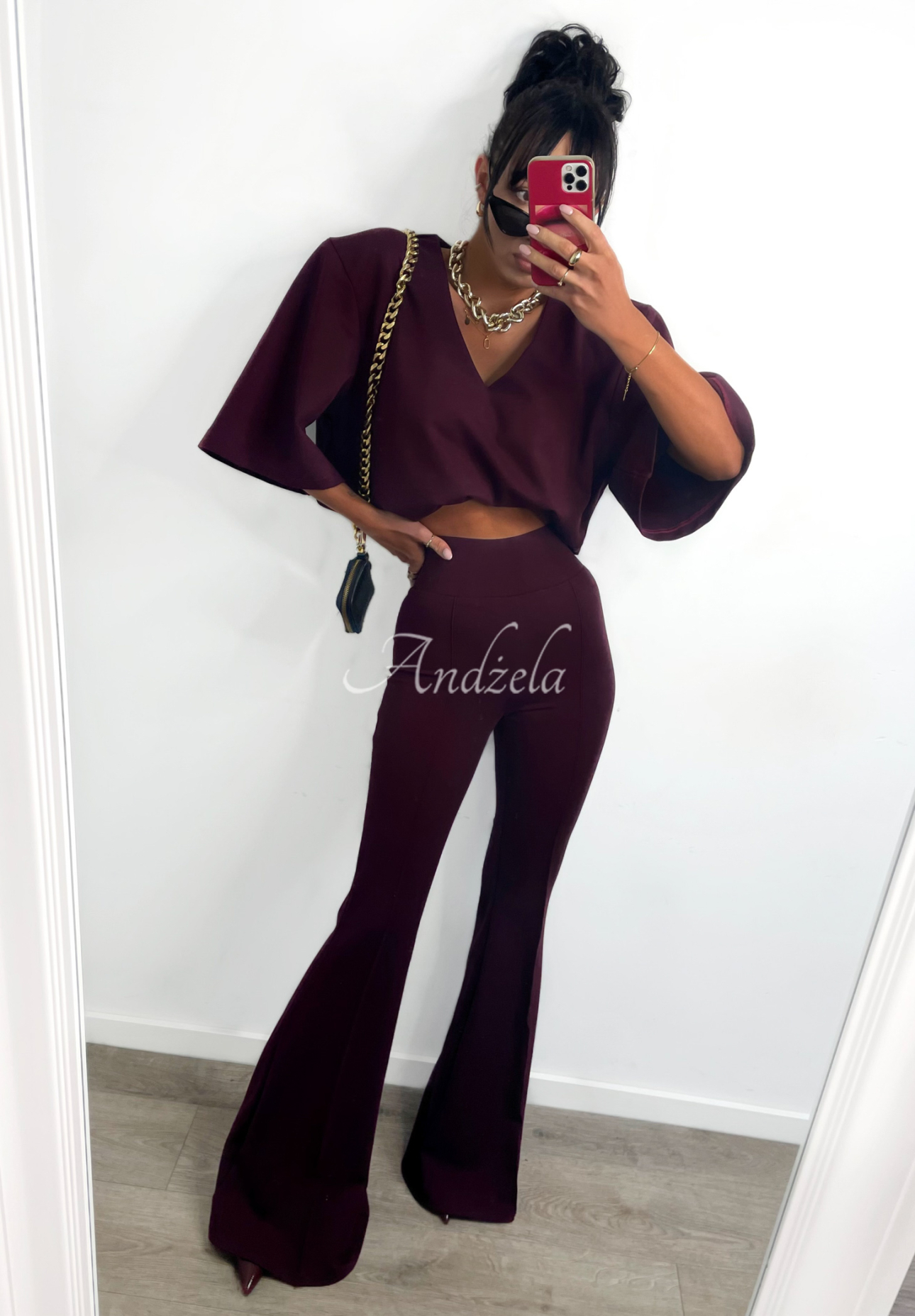 Pantaloni din material La Milla Perfection model evazat