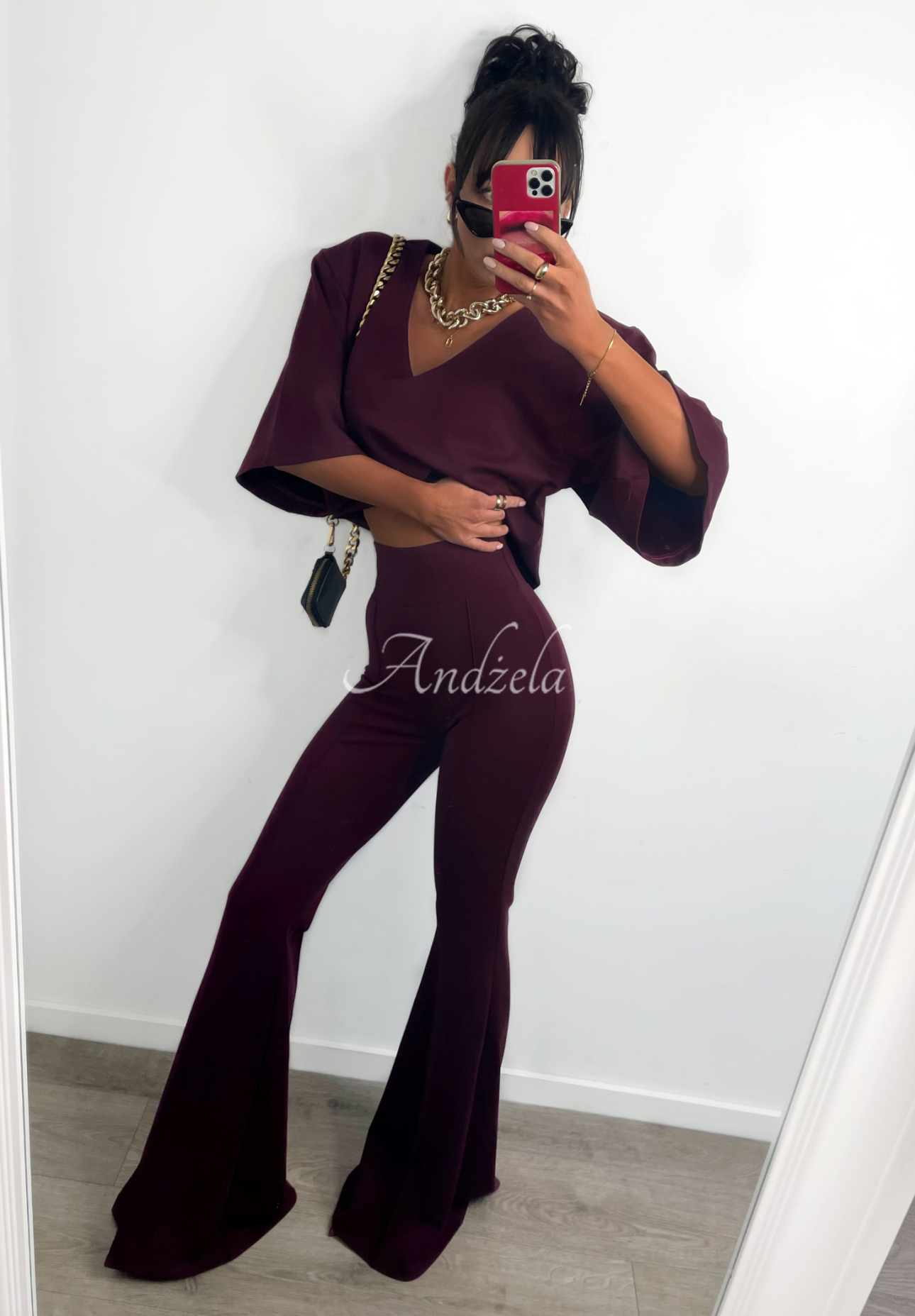 Pantaloni din material La Milla Perfection model evazat