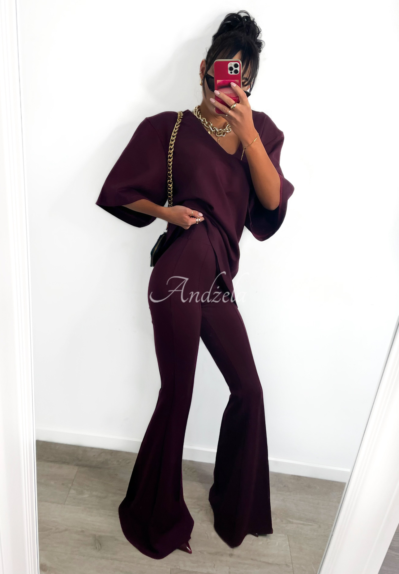 Pantaloni din material La Milla Perfection model evazat