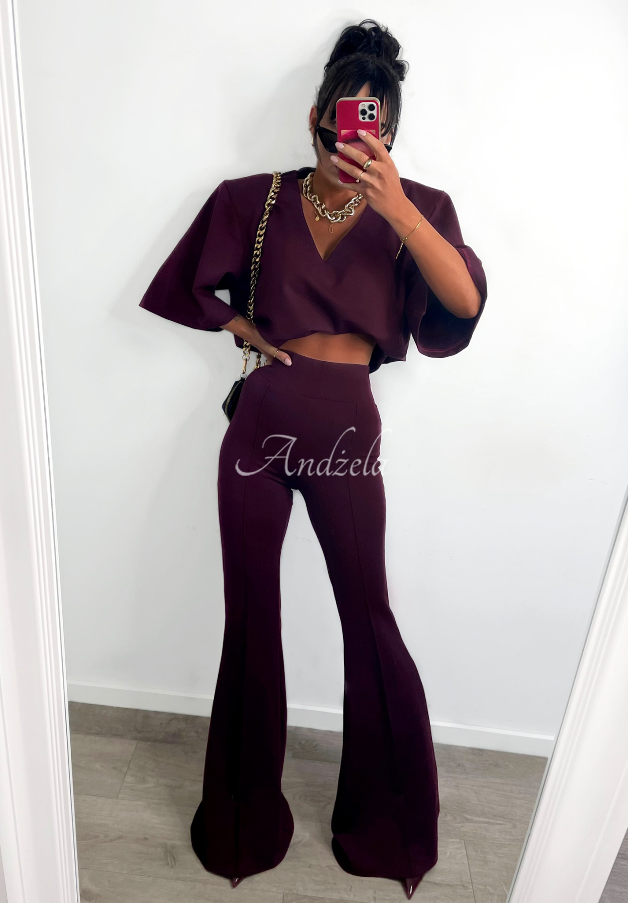 Pantaloni din material La Milla Perfection model evazat