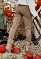 Pantaloni din denim Go With Them camel