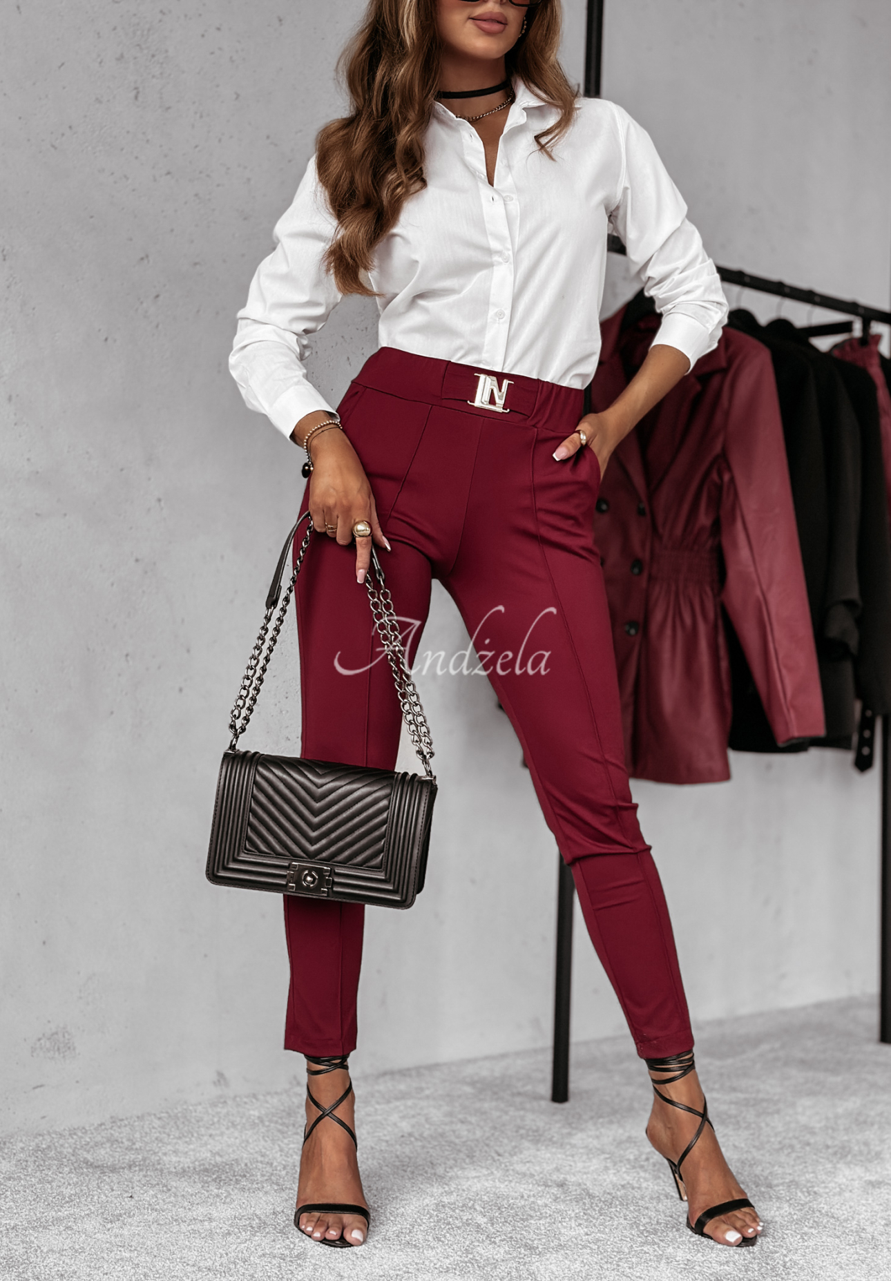 Pantaloni din material Every Day Count