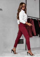 din material textil Pantaloni Every Day Count burgundowe