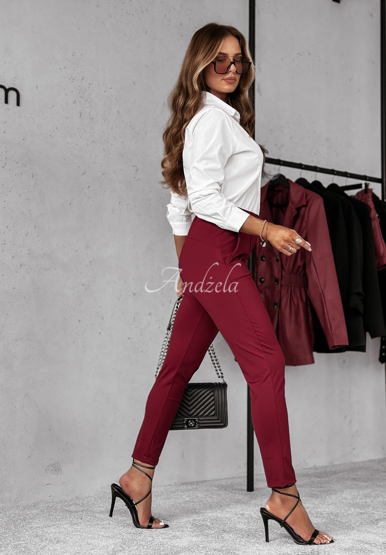 Pantaloni din material Every Day Count