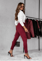 din material textil Pantaloni Every Day Count burgundowe