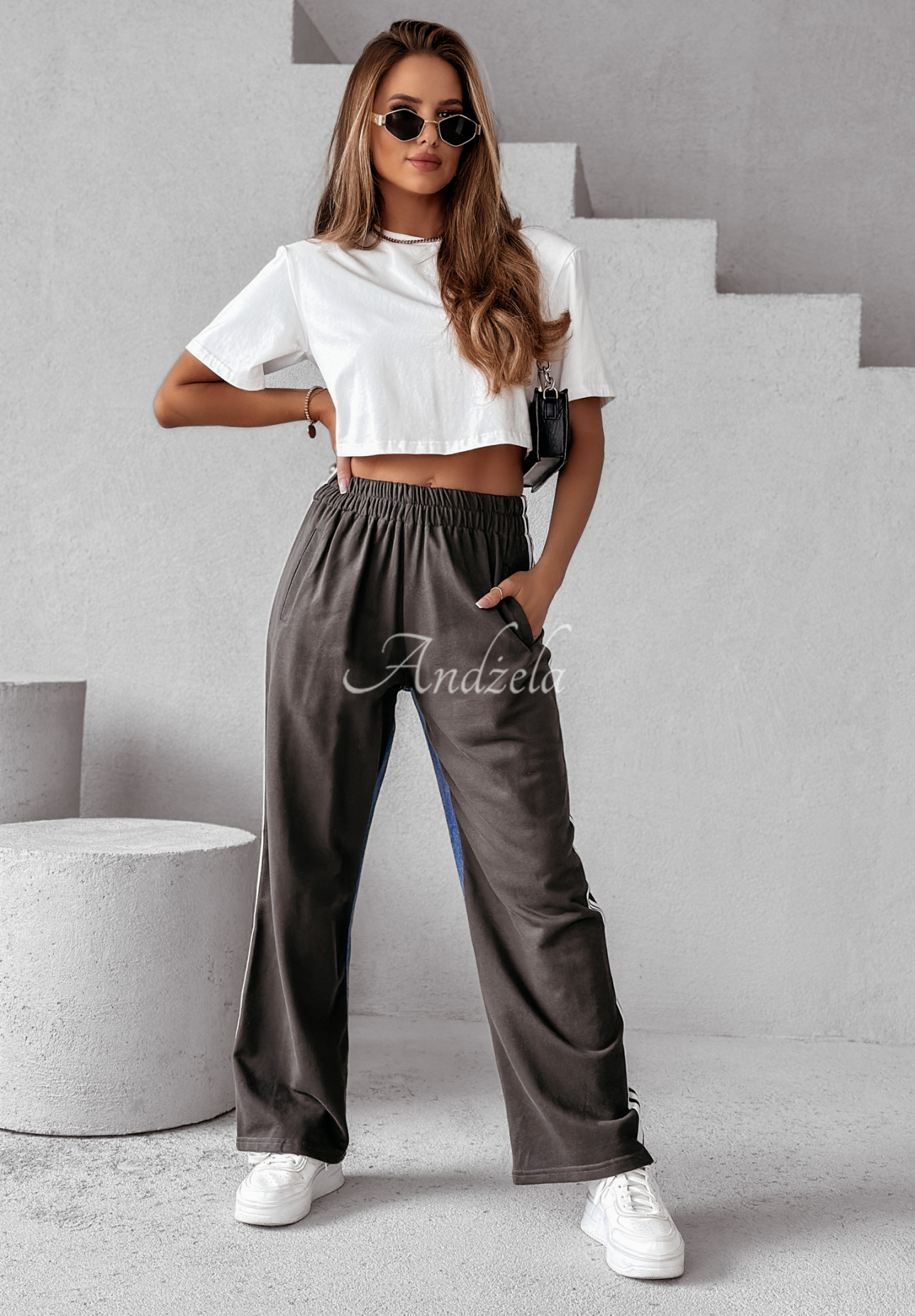 Pantaloni de trening wide leg Try Me