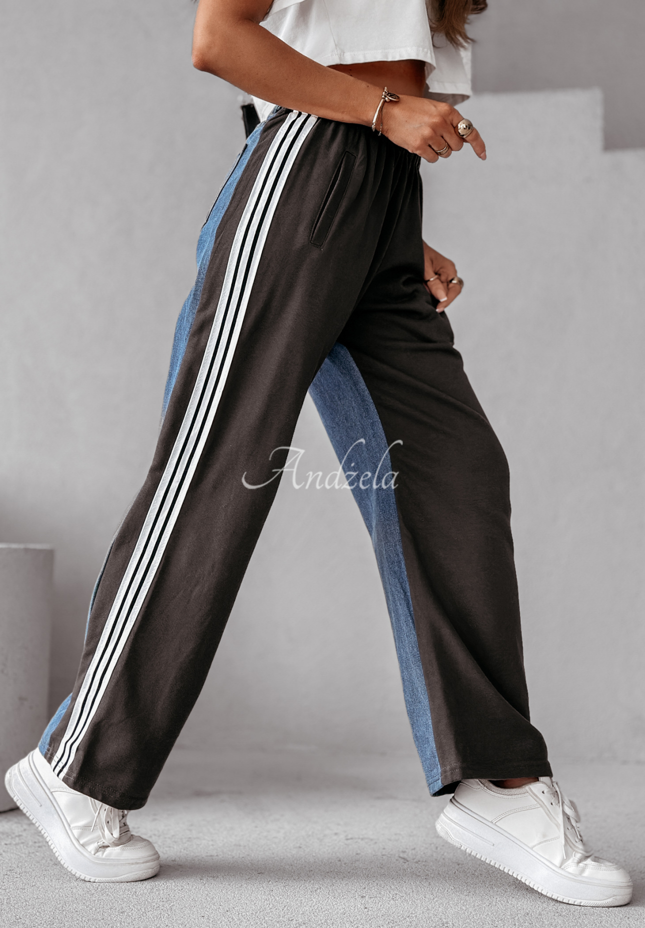 Pantaloni de trening wide leg Try Me