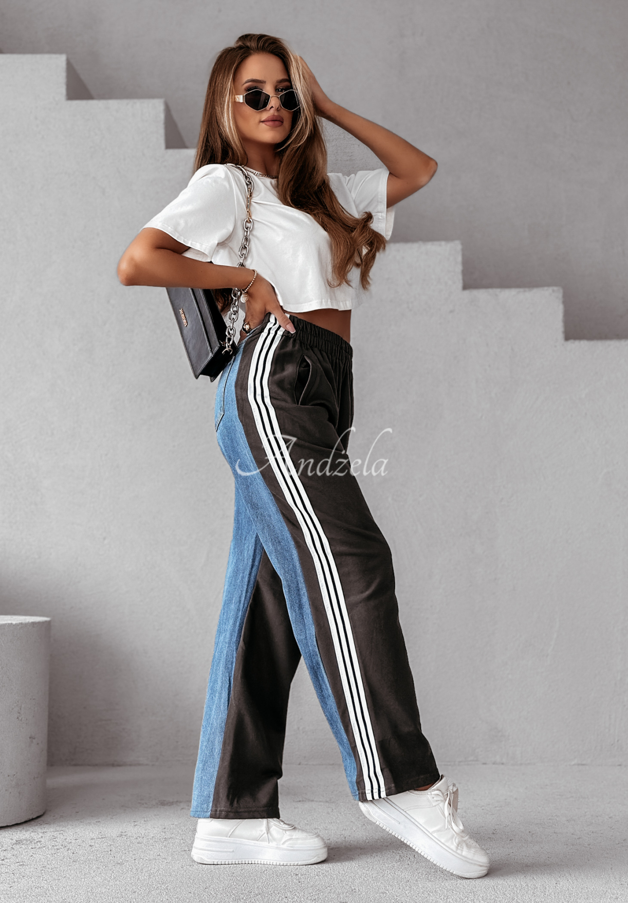 Pantaloni de trening wide leg Try Me