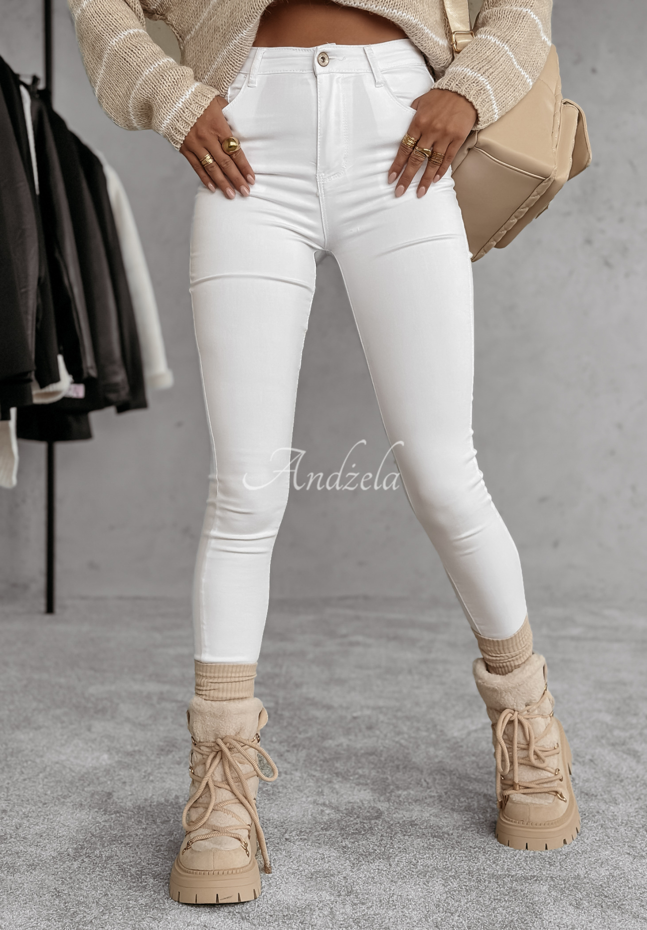 Pantaloni skinny Kendriss din denim