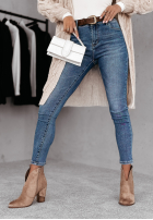 Pantaloni din denim skinny In Shape albastru deschis