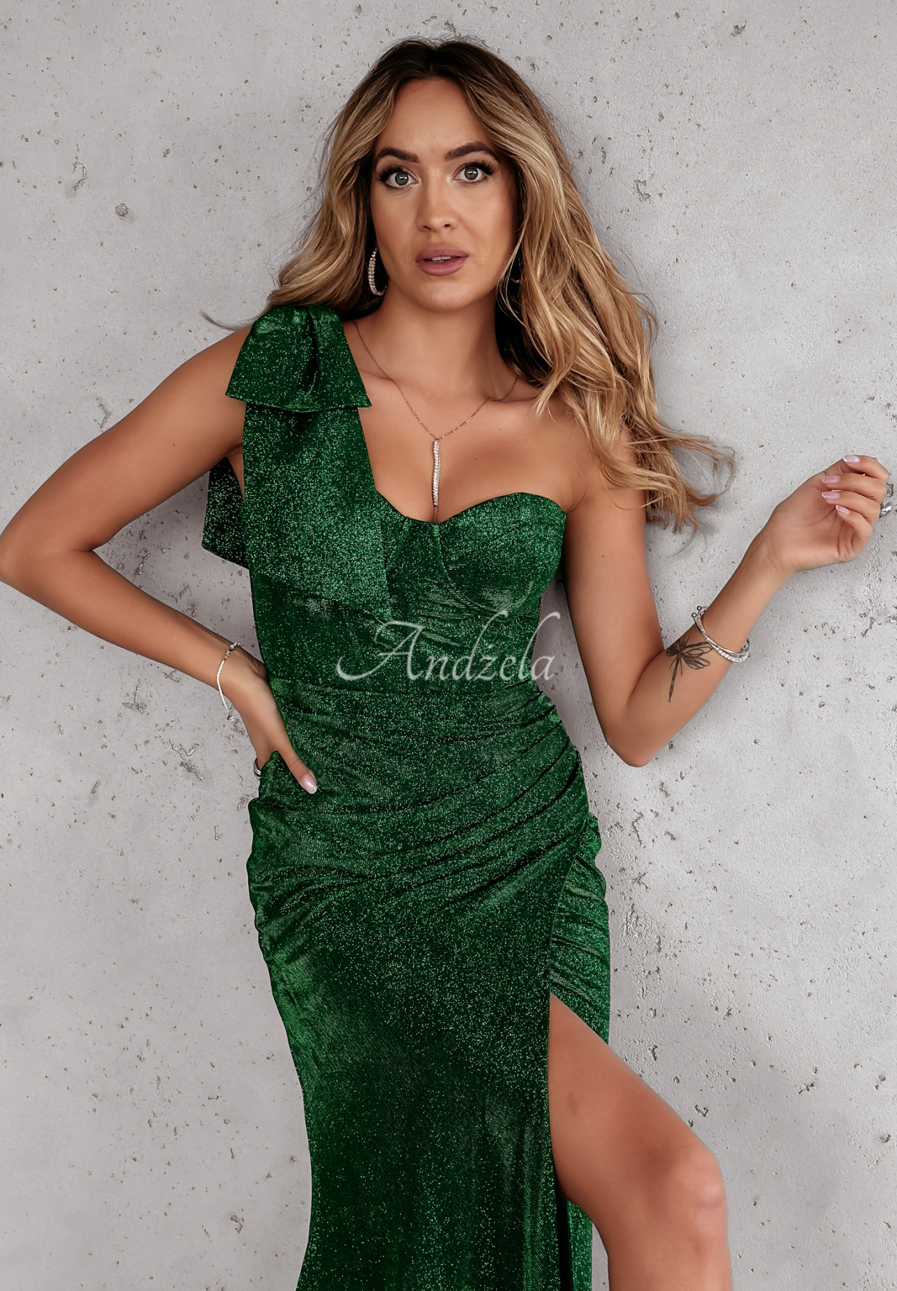 Rochie maxi cu sclipici Diamond Of The Season